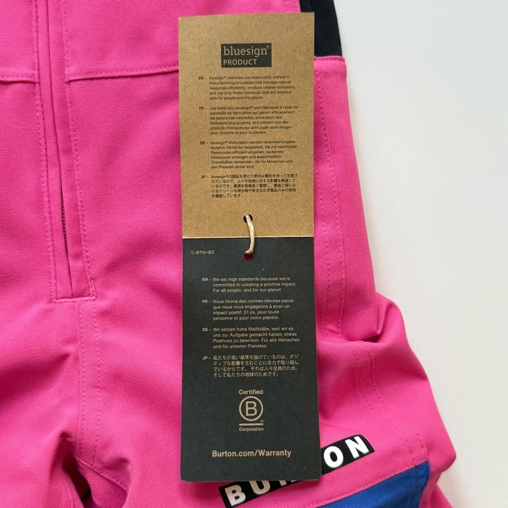 Burton Girls Toddlers' Burton Maven 2L Bib Pants, Fuchsia Fusion - Size 2T